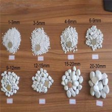 靈壽縣瑪琳礦產(chǎn)品加工廠 營口瑪琳白色碎石，為綠化園林添一抹純凈雅致
